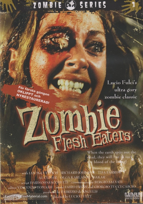 Zombi 2 - Swedish DVD movie cover