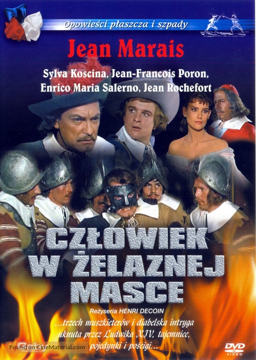 Masque de fer, Le - Polish Movie Cover