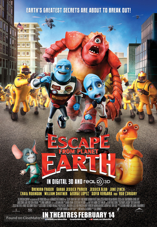 Escape from Planet Earth - Canadian Movie Poster