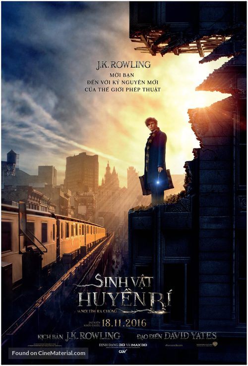 Fantastic Beasts and Where to Find Them - Vietnamese Movie Poster