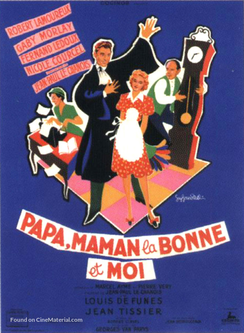 Papa, maman, la bonne et moi... - French Movie Poster