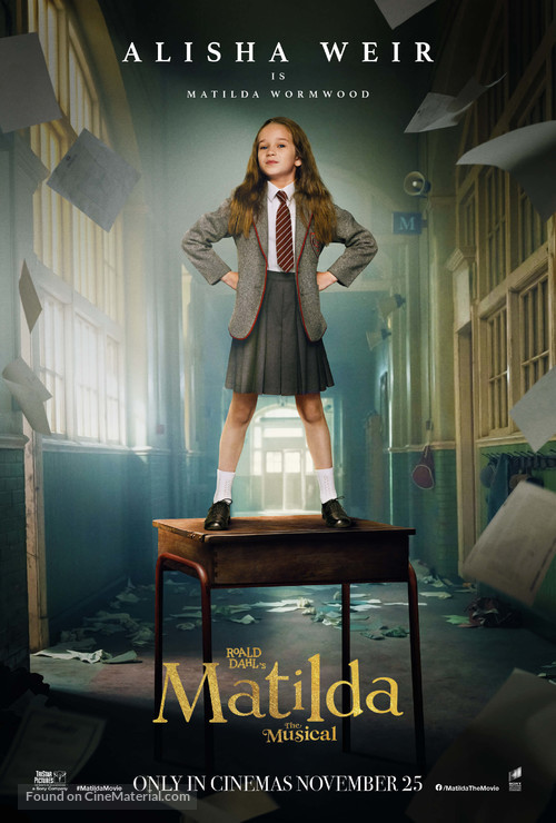 Roald Dahl&#039;s Matilda the Musical - British Movie Poster