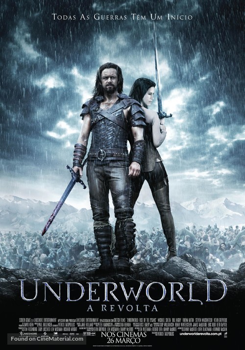 Underworld: Rise of the Lycans - Portuguese Movie Poster