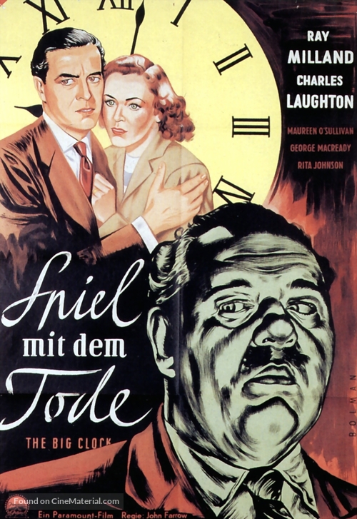 The Big Clock - German Movie Poster
