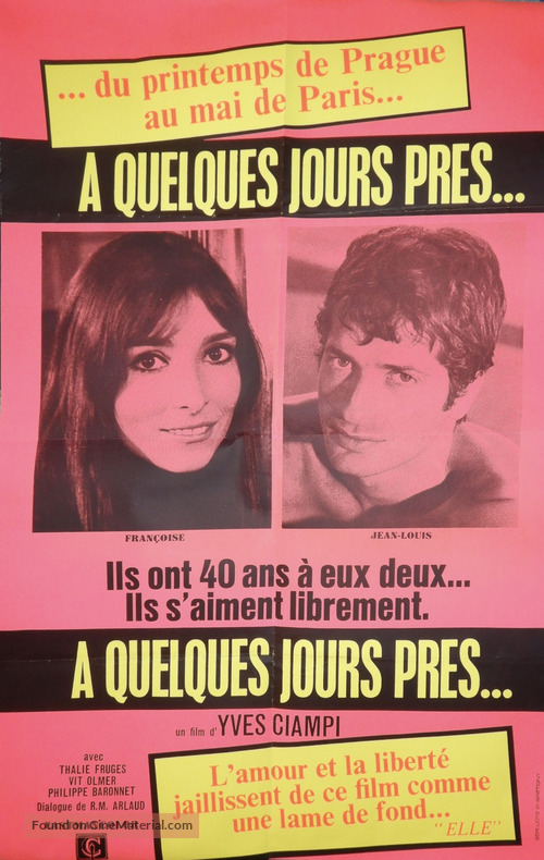 &Agrave; quelques jours pr&egrave;s - French Movie Poster