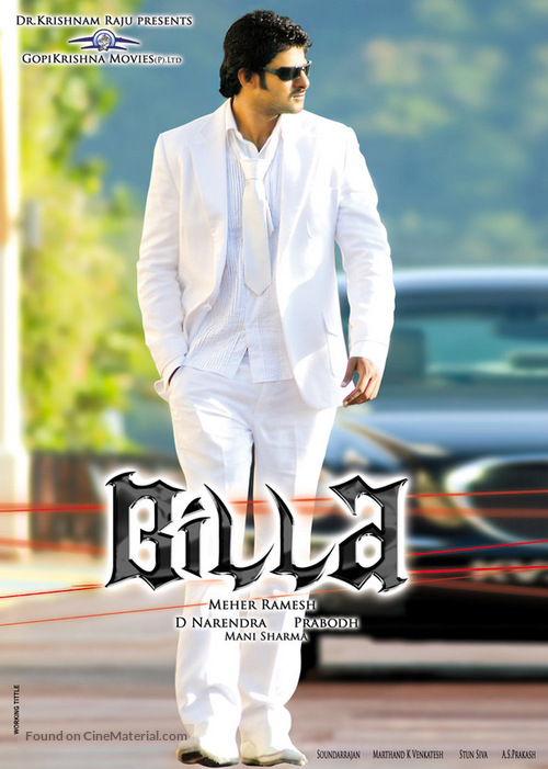 Billa - Indian Movie Poster