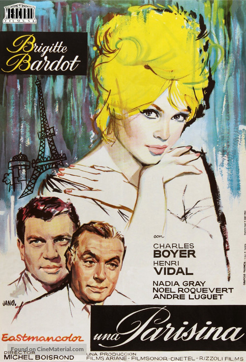 Une parisienne - Spanish Movie Poster