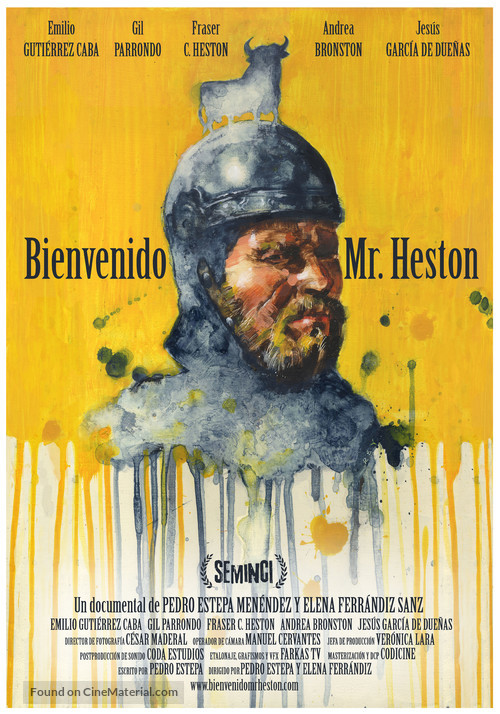 Bienvenido Mr. Heston - Spanish Movie Poster