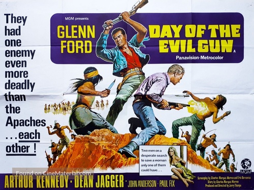 Day of the Evil Gun - British Movie Poster