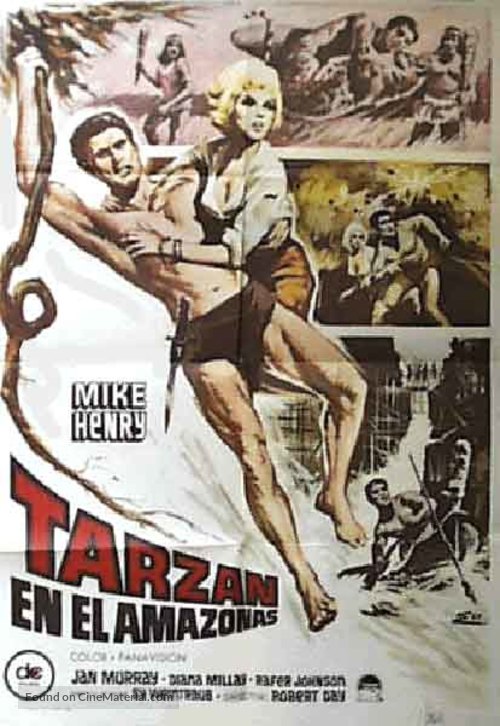Tarzan and the Great River - Spanish Movie Poster