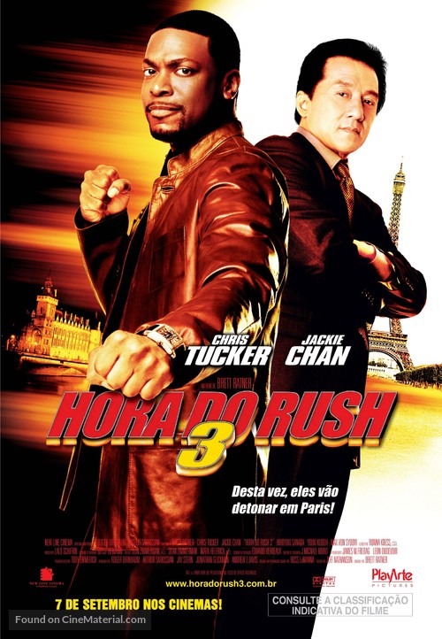 Rush Hour 3 - Brazilian Movie Poster