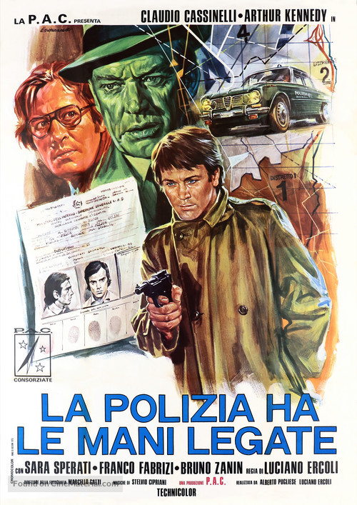 La polizia ha le mani legate - Italian Movie Poster