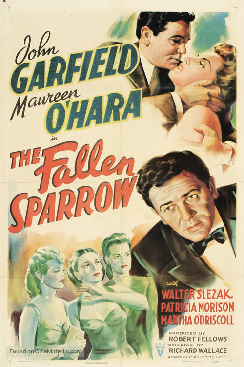 The Fallen Sparrow - Movie Poster