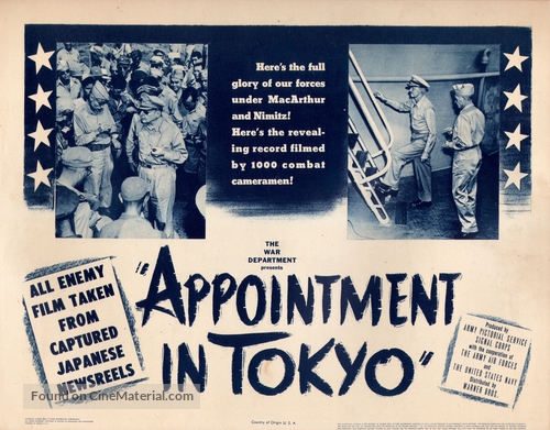 Appointment in Tokyo - Movie Poster