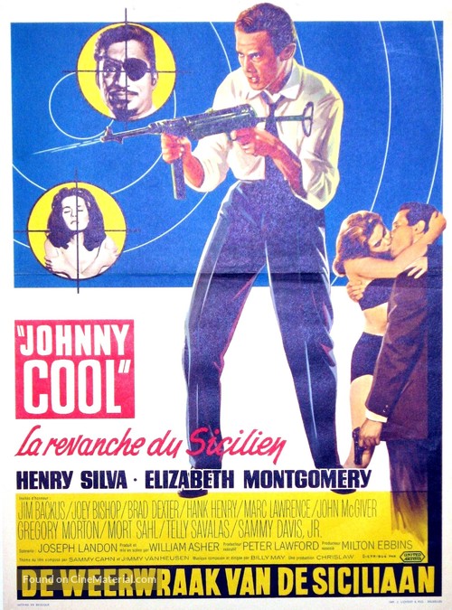Johnny Cool - Belgian Movie Poster