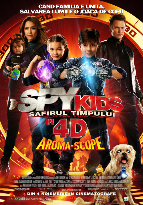 Spy Kids: All the Time in the World in 4D - Romanian Movie Poster