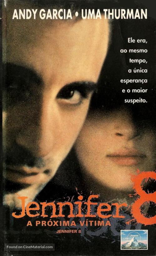 Jennifer Eight - Brazilian VHS movie cover