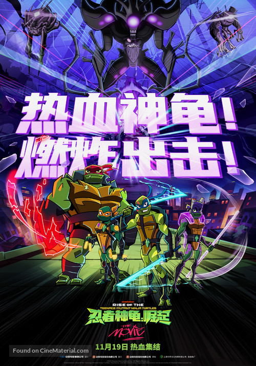 Rise of the Teenage Mutant Ninja Turtles - Chinese Movie Poster