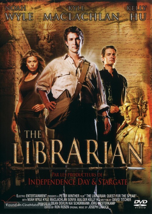 The Librarian: Quest for the Spear - French DVD movie cover