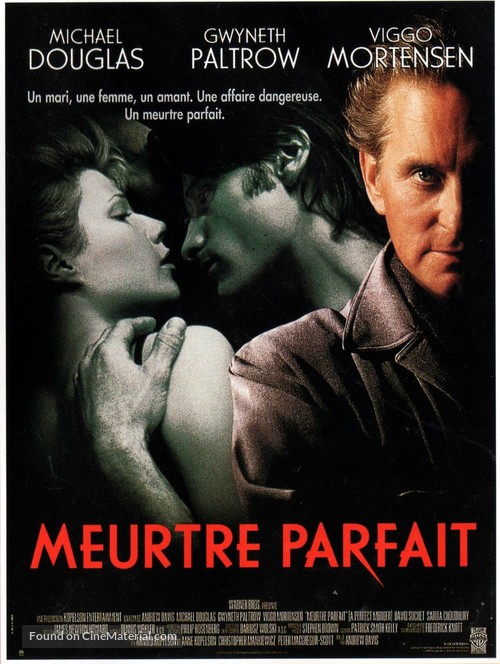 A Perfect Murder - French Movie Poster