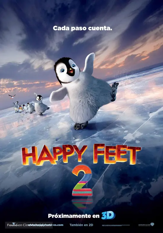 Happy Feet Two - Spanish Movie Poster