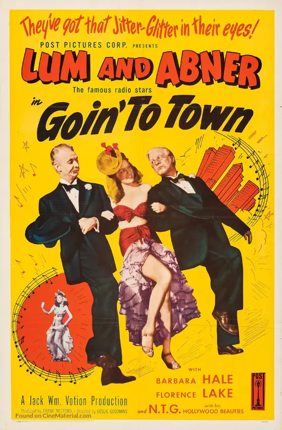 Goin&#039; to Town - Re-release movie poster