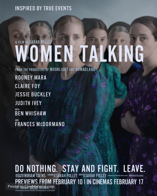 Women Talking - British Movie Poster