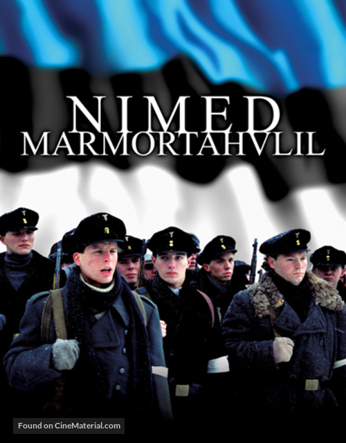 Nimed marmortahvlil - Estonian poster