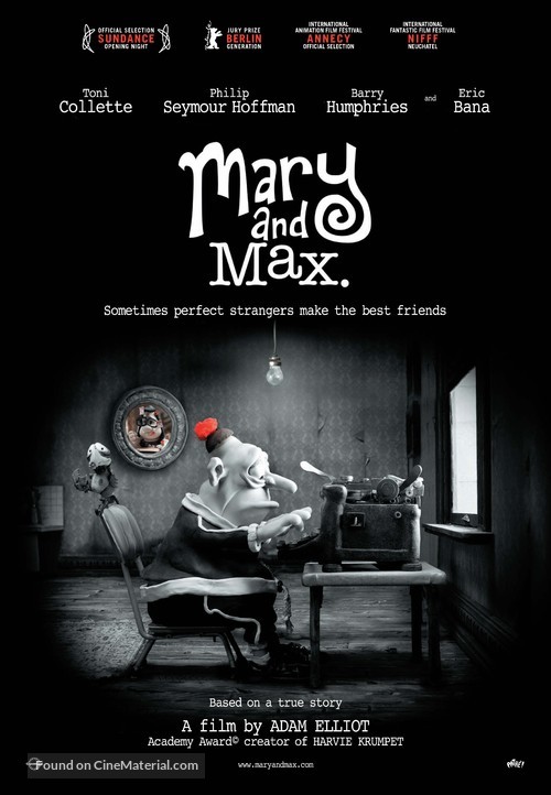 Mary and Max - Swiss Movie Poster