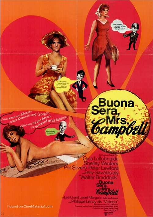 Buona Sera, Mrs. Campbell - German Movie Poster