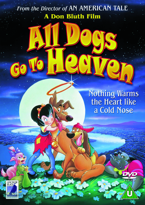 All Dogs Go to Heaven - British DVD movie cover