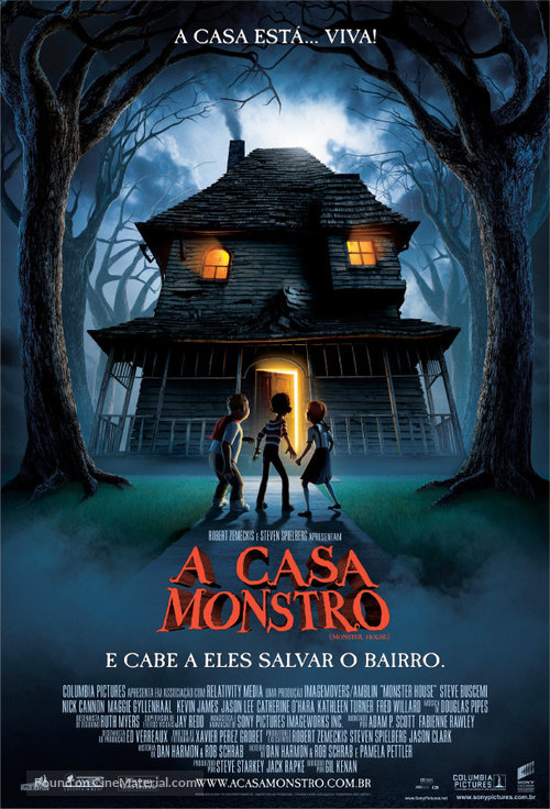 Monster House - Brazilian Movie Poster