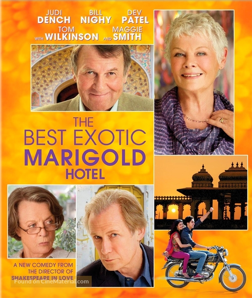 The Best Exotic Marigold Hotel - Blu-Ray movie cover