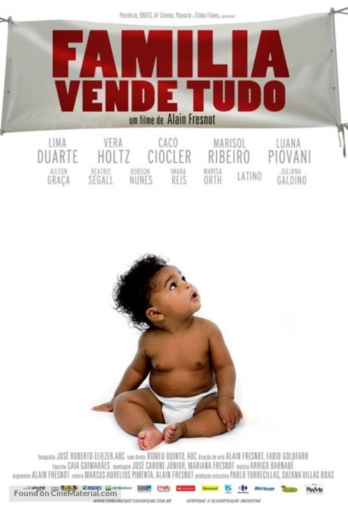 Fam&iacute;lia Vende Tudo - Brazilian Movie Poster
