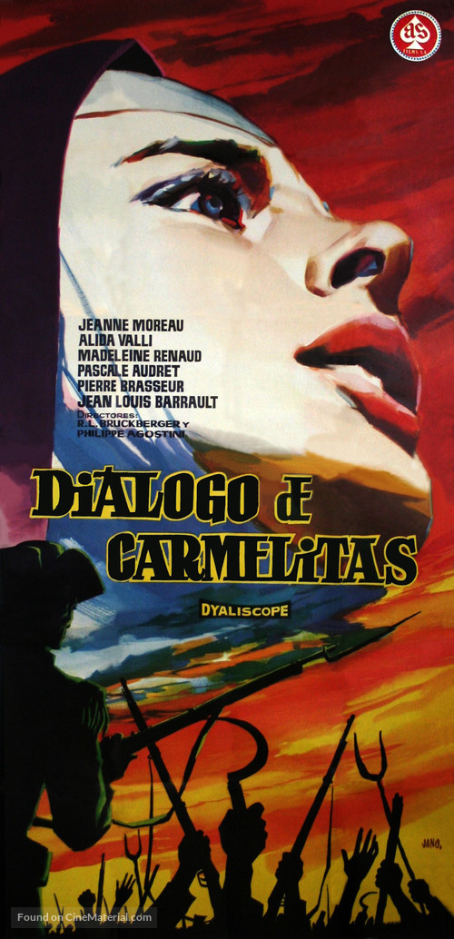 Le dialogue des Carm&eacute;lites - Spanish Movie Poster