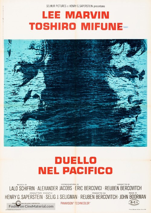 Hell in the Pacific - Italian Movie Poster