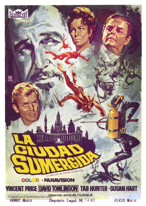 War-Gods of the Deep - Spanish Movie Poster