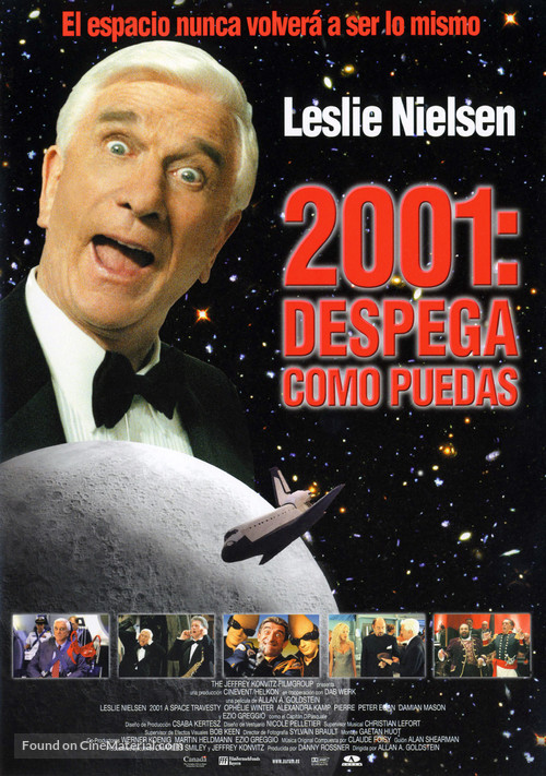 2001: A Space Travesty - Spanish Movie Poster