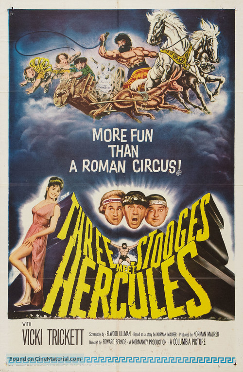 The Three Stooges Meet Hercules - Movie Poster