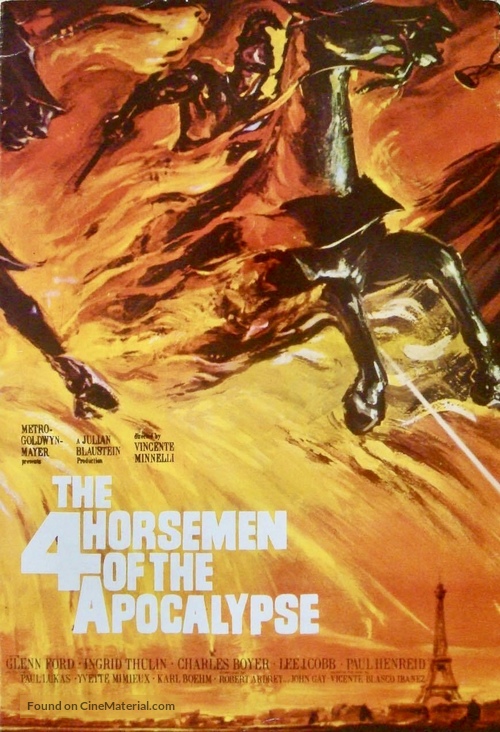 The Four Horsemen of the Apocalypse - Japanese Movie Poster