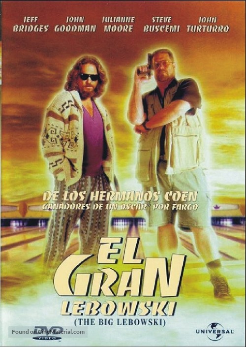 The Big Lebowski - Spanish DVD movie cover