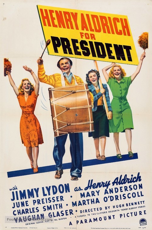 Henry Aldrich for President - Movie Poster