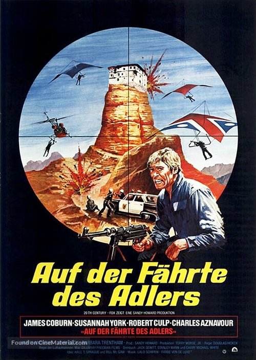 Sky Riders - German Movie Poster