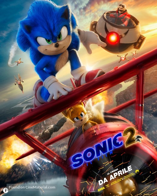 Sonic the Hedgehog 2 - Italian Movie Poster