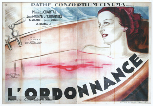 L&#039;ordonnance - French Movie Poster