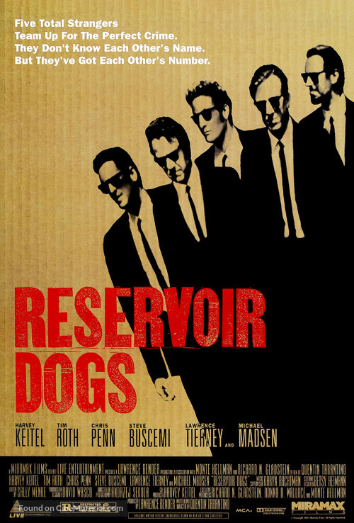 Reservoir Dogs - Theatrical movie poster