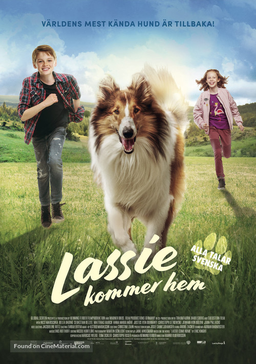 Lassie - Eine abenteuerliche Reise - Swedish Movie Poster