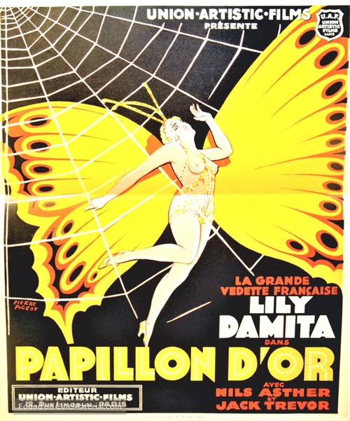 Der goldene Schmetterling - French Movie Poster