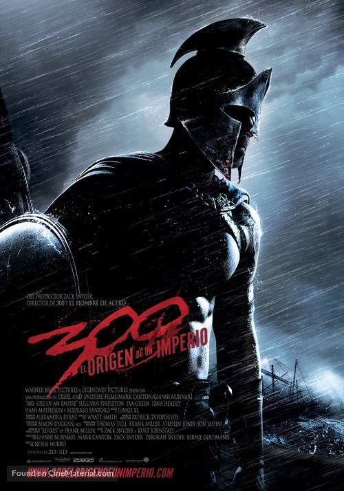 300: Rise of an Empire - Spanish Movie Poster