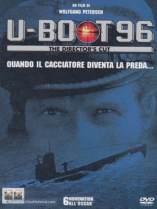 Das Boot - Italian DVD movie cover